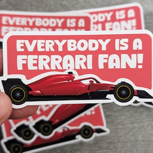 Everybody is a Ferrari Fan, Ferrari Formula 1 Stickers