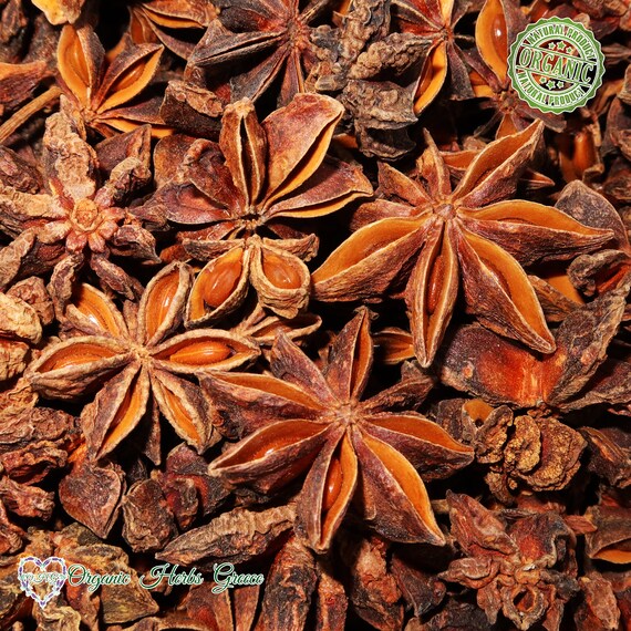 Star Anise Herb Organic Tea Greek Glikanisos Illicium Verum Etsy