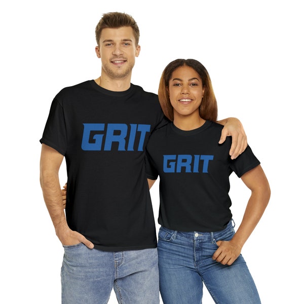 Detroit Lions Tshirt - Grit - Dan Campbell - One Pride - Stellt das Gebrüll wieder her