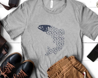 Fly Fish trout Mens T Shirts - Fishing Gift for Him - Fisherman Shirt Gift for Men | Fishes shirt, Fishing shirts for him