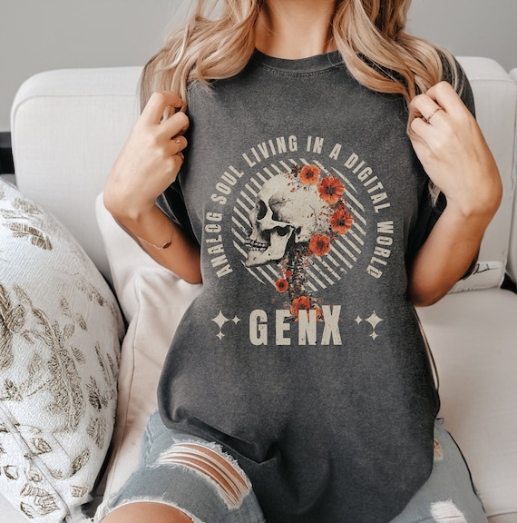 Retro GenX T-Shirt: Vintage Graphic Comfort Colors Tee