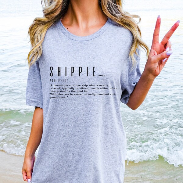 Definizione di Shippie Cruise T-shirt: divertente maglietta per le vacanze in famiglia
