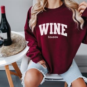 Moletom da Temporada de Vinhos, Roupa de Descanso Confortável