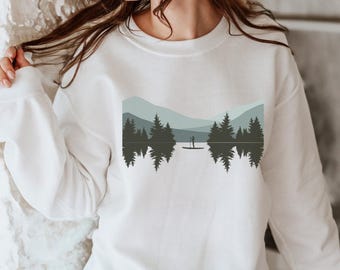 Lake stand up paddle board sweatshirt in a distressed style, Standup Paddle boarding retro style paddle board shirt