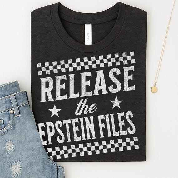 Release the Epstein Files Conspiracy Tee, Unisex Shirt, Short Sleeved Top, Secrets Tee, Controversial Tshirt, Mystery Shirt