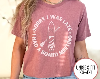 Funny Paddle Boarding T-Shirt, Retro SUP Girl, Lake Life Tee