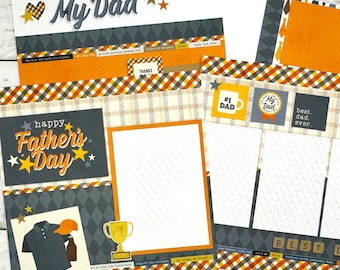 Father's Day Scrapbook Kit: Makes 4 Pages - Simple Stories