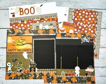Halloween Scrapbook Kit: DIY 12x12 Album, Simple Stories Faboolous