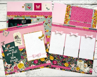 Mother's Day Scrapbook Kit: Makes 4 Pages with Extras
