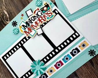 Making Memories Scrapbook Kit – Precut DIY Photo Album Pages