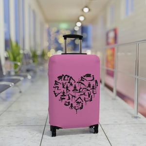 Hand Painted Graffiti Bohemia Luggage Cover Suitcase Protector Travel  Luggage Cover Carry on Luggage Cover Washable Baggage Covers for Suitcase  Fit