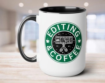 Photographer Mug - Editing and Coffee Photography Gift | Photography Lovers Camera Gifts, Thank You Gift Wedding Photographer