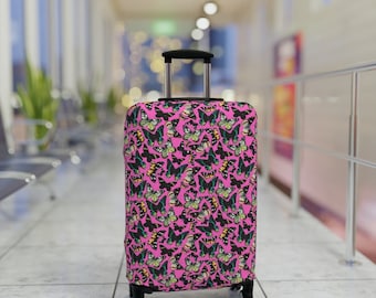 Butterfly Luggage Cover - Suitcase Protector | Travel Gifts