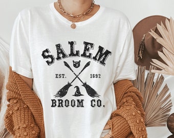 Salem Mass Halloween Shirt, Town of Salem Massachusetts Shirt, Salem Shirt Halloween, Halloween Shirt Vintage Inspired, Witchy Shirt