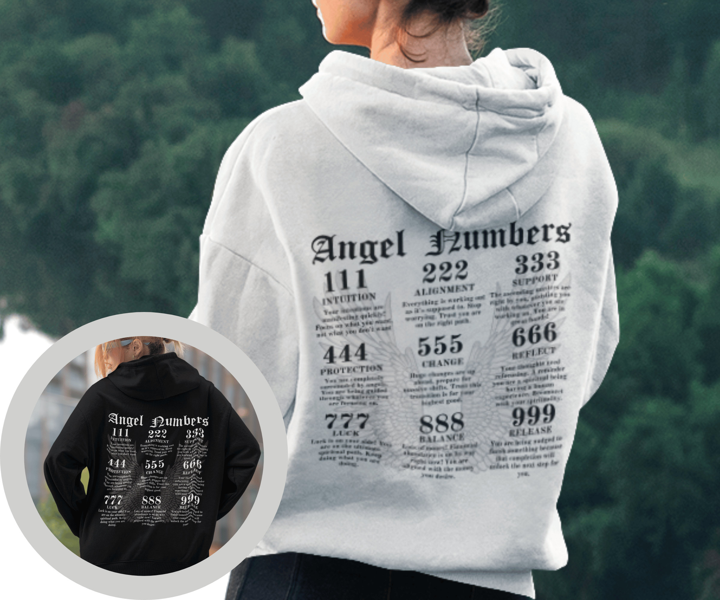 Angel Number Hoodie - Embrace the Divine Messages and Unleash Positive  Energy! - Etsy