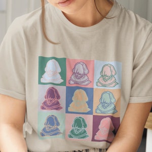 Shakespeare Shirt, Poet Shirt Light Academia Literature Shirt, Bookish Shirt Literary Shirt Shakespeare Gifts, Renaissance Shirt