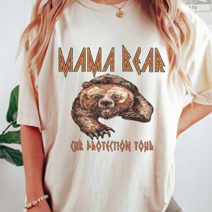 Mama Bear - Band Tee New Mom Shirt | Future Mom Shirt, Expecting Mom Gift, Retro Cool Mom Shirt, Mom Life Shirt