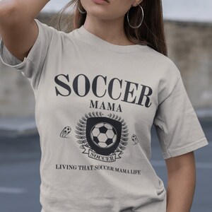 Soccer Mom Shirt - Soccer Mama Game Day Shirt | Cute Soccer Mom Life, Gift for Mom