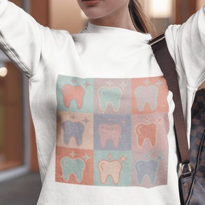 Dental Assistant Sweatshirt - Teeth Crewneck | Dental Hygienist, Dental Hygiene Shirt, RDH, Registered Dental Hygienist Video