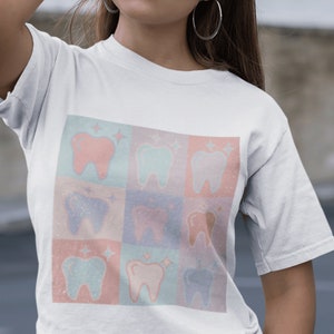 Dental Assistant Shirt - Teeth Tee | Dental Hygienist, Dental Hygiene Shirt, RDH, Registered Dental Hygienist