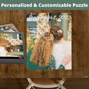 Personalized Puzzle Use Your Photo - A Custom Puzzle Heartwarming Gift | Birthday, Engagement, Wedding, Anniversary or Christmas Gift!