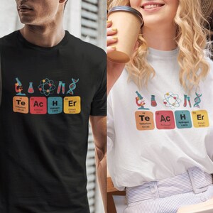 Periodic Table Science Teacher Shirt, Biology Shirt, Funny STEM Teacher Shirt Science Tshirt, Chemistry Shirt