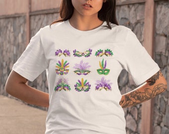 Mardi Gras Shirt - Celebrate Saints, Fat Tuesday, and Flower De Luce in Style | New Orleans Louisiana Mardi Gras Day Shirt