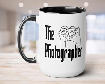 The Photographer Mug - Camera and Coffee Photography Gift | Photography Lovers Camera Gifts, Thank You Gift Wedding Photographer