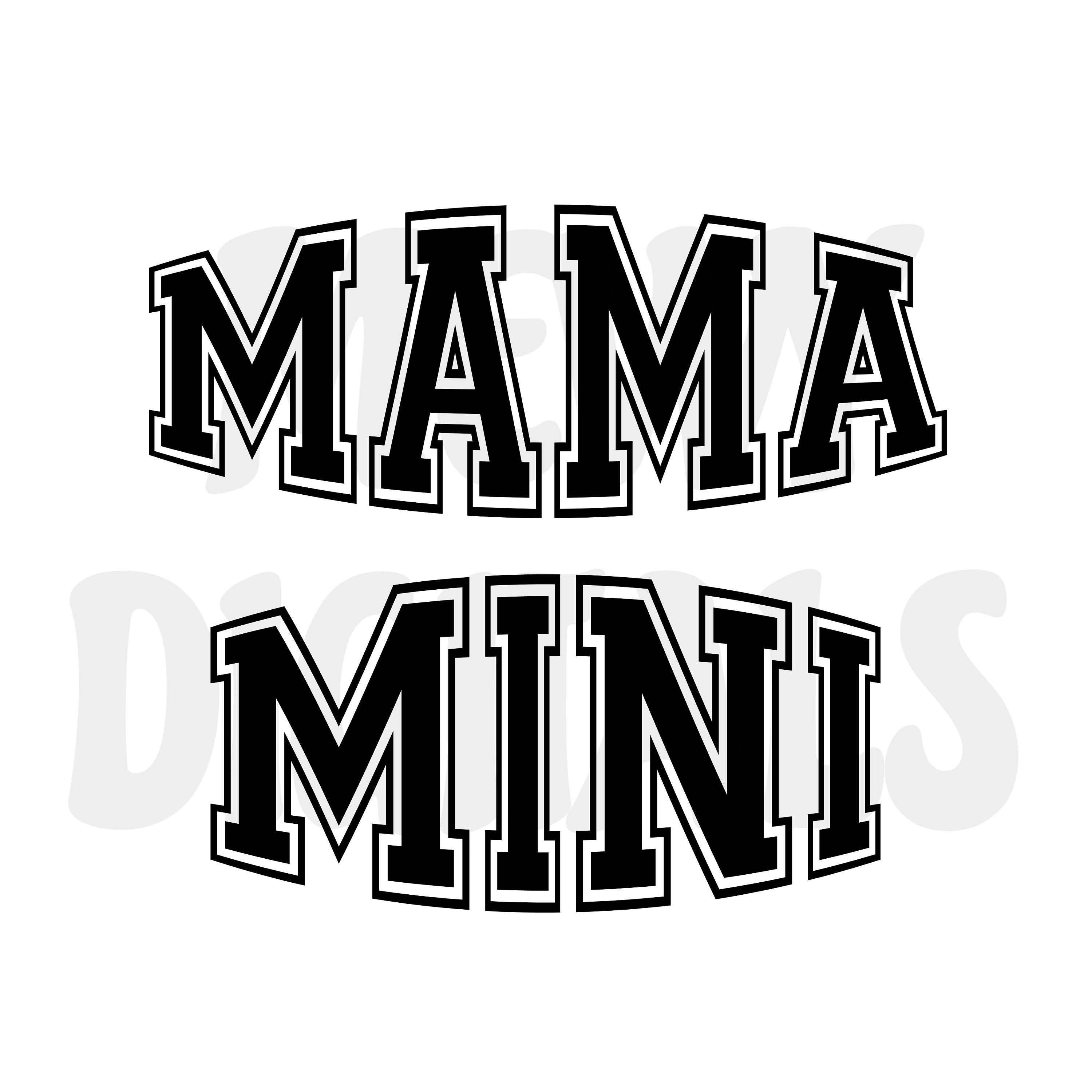 Mama Mini SVG PNG Bundle - Etsy