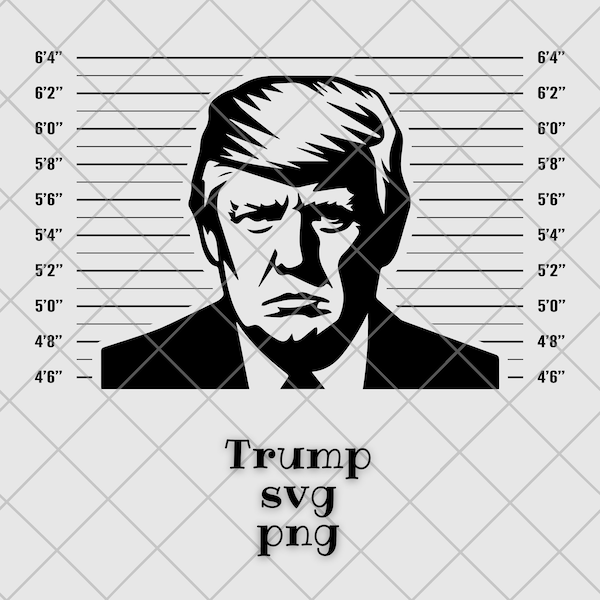 Trump Mugshot Png Images - Etsy