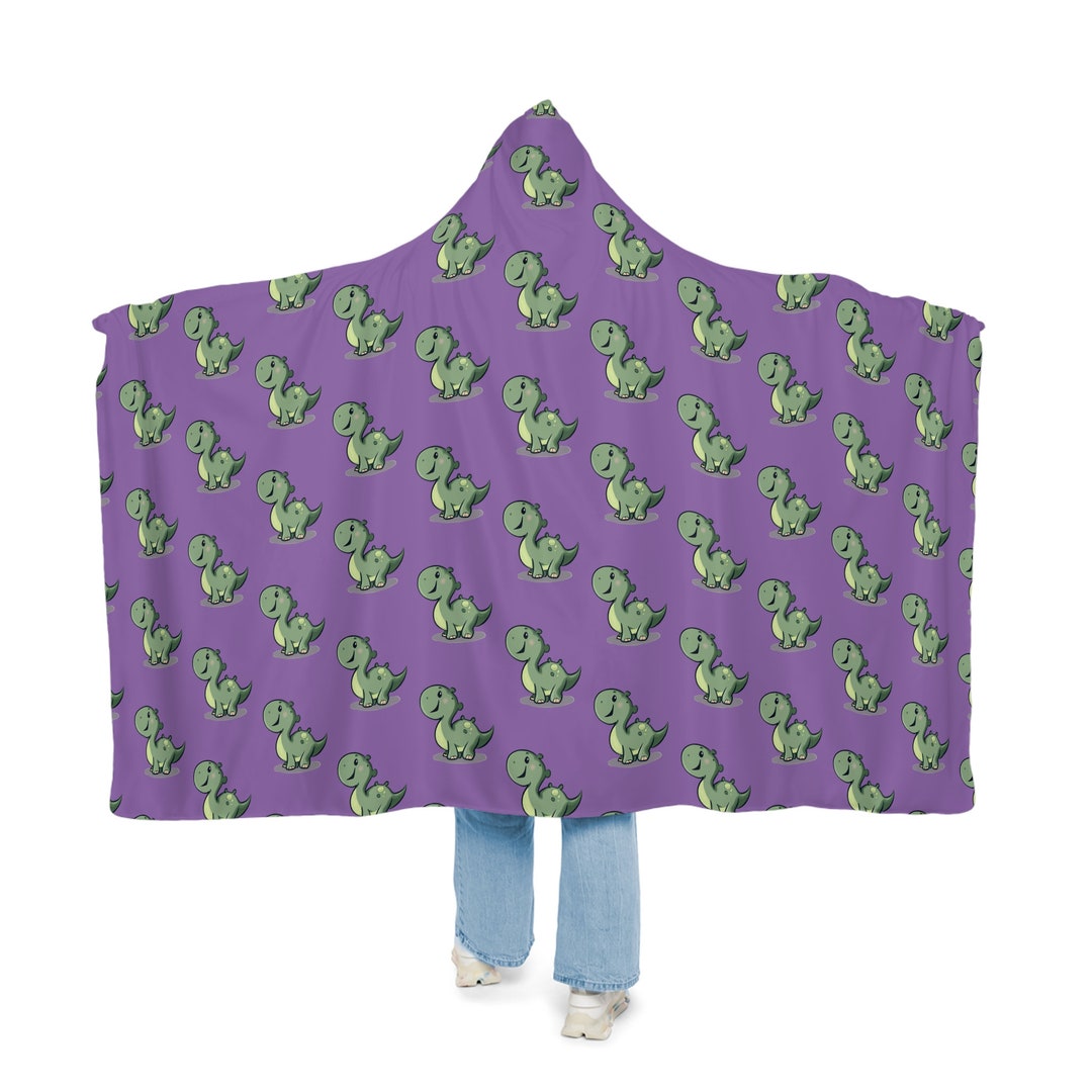 Hooded Dinosaur Wearable Blanket Kids Dinosaur Hooded Etsy