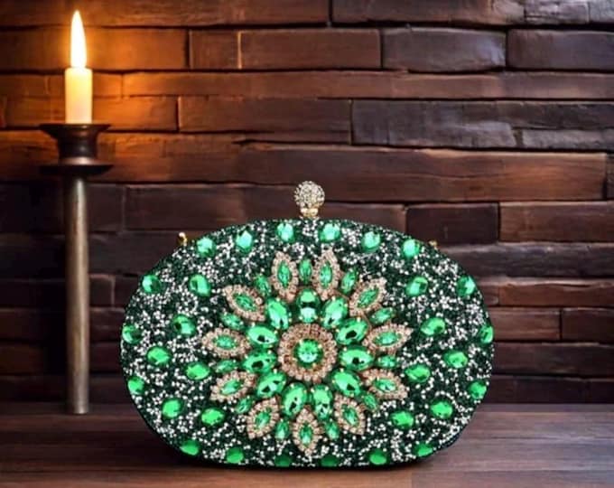 Green Diamond Clutch