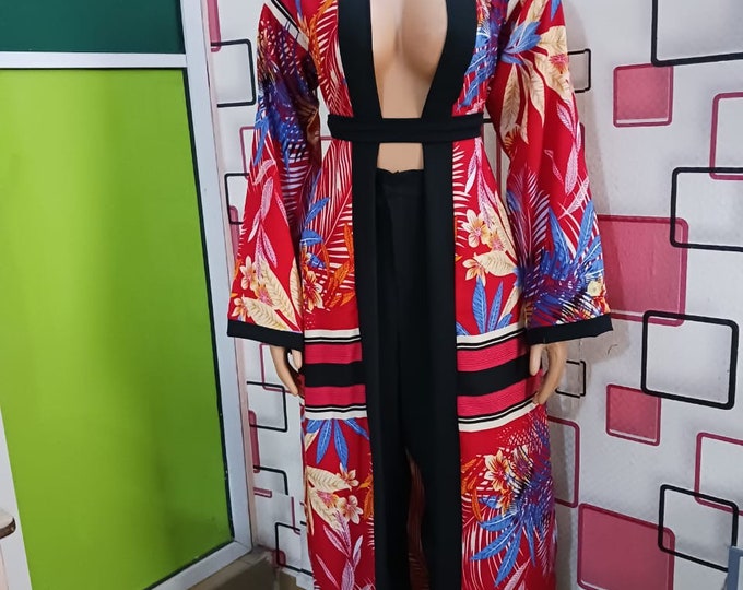 Heavenly printed lapel