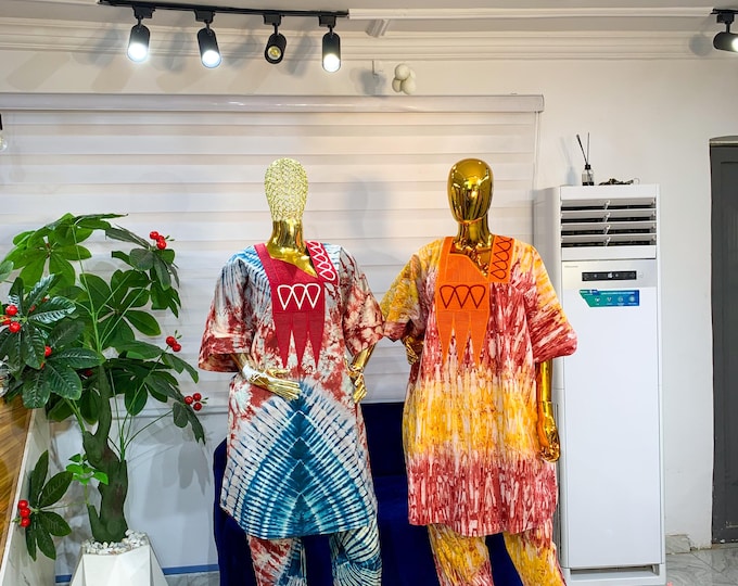Kasey Tie Die Two-Piece Plants Outfits