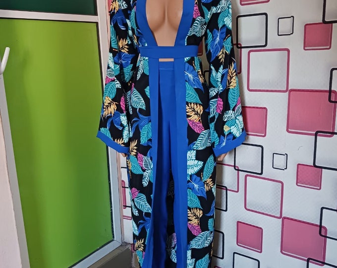 Heavenly printed lapel