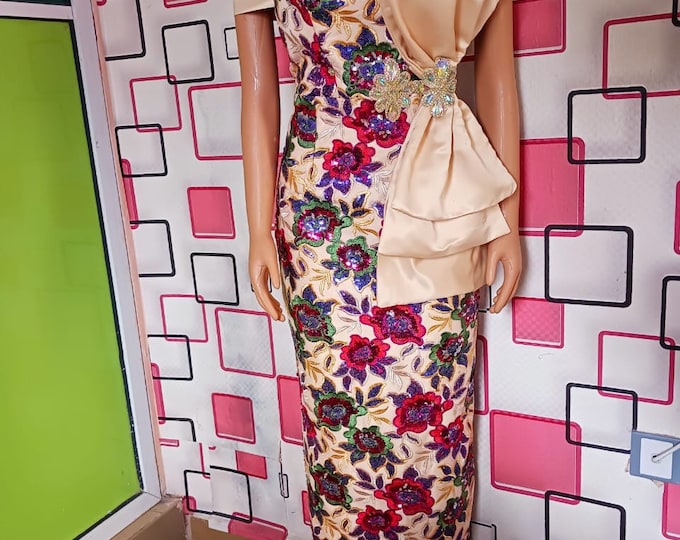 Mary Bow tie midi dress