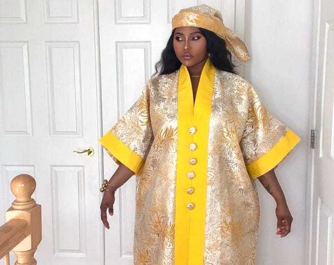 Mary Boubou Yellow Dress