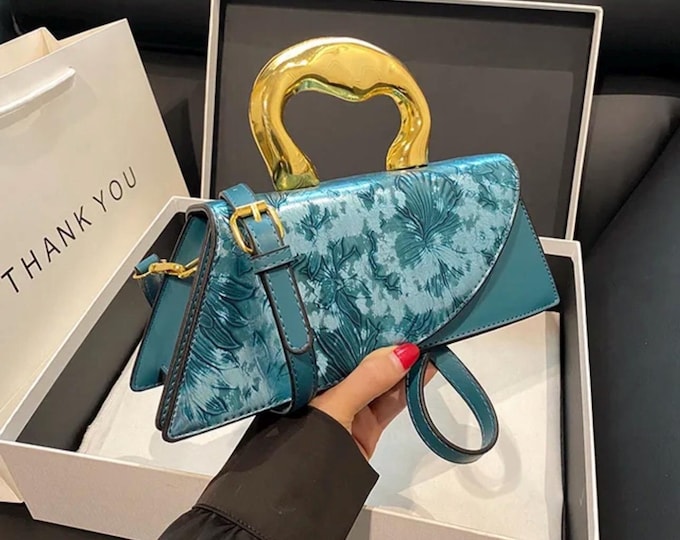 Green Boujee Clutch