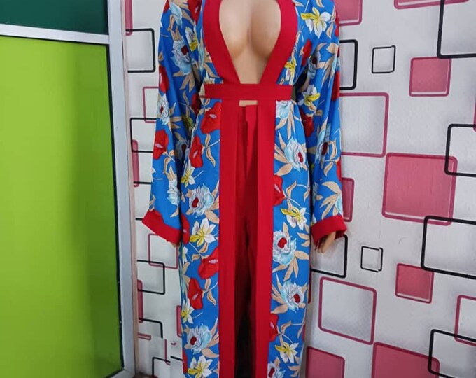 Heavenly printed lapel