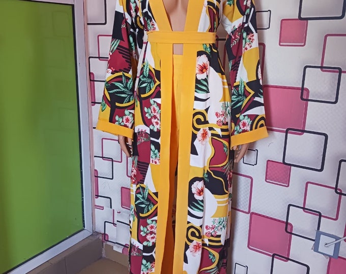 Heavenly printed lapel