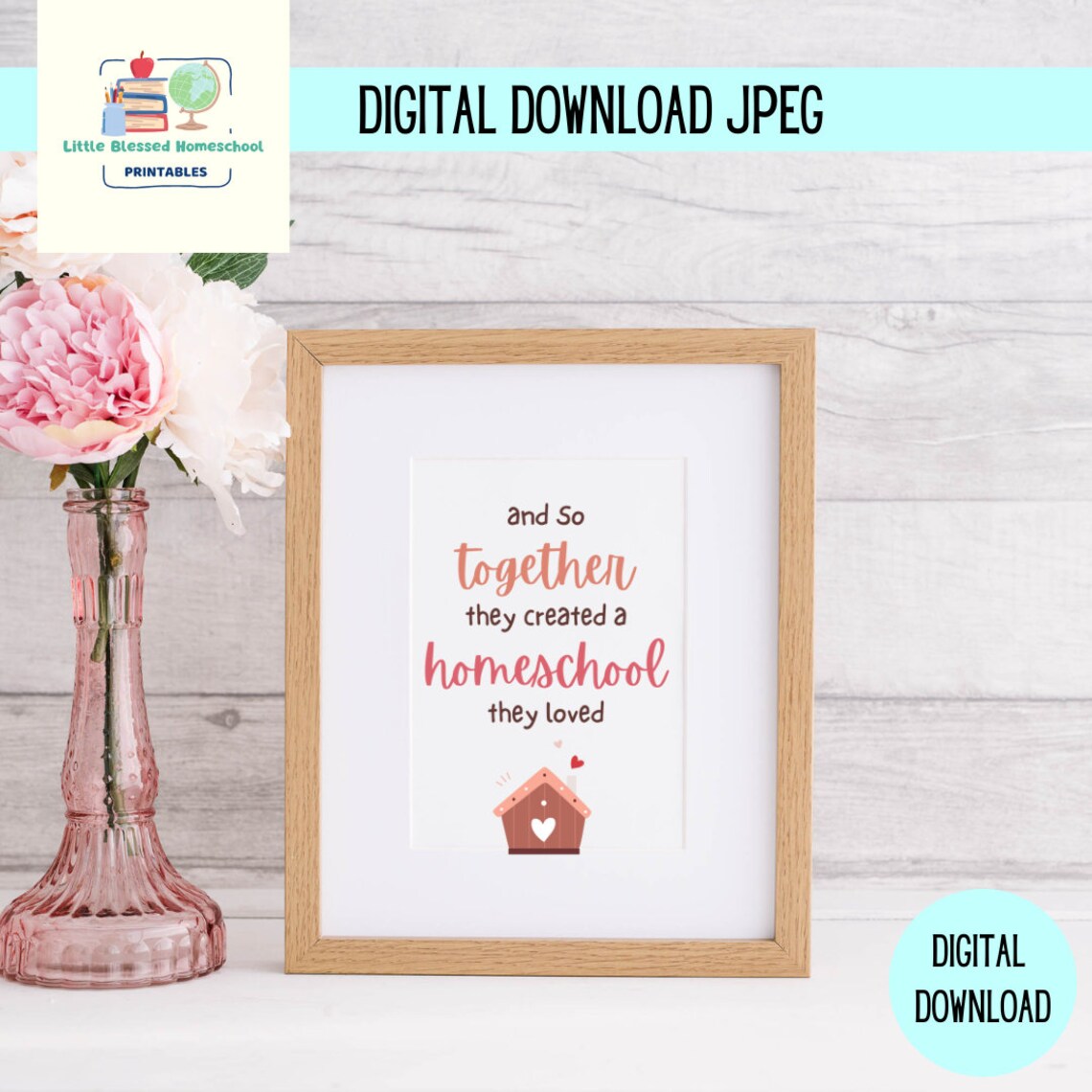 Homeschool Room Printable Artwork Homeschool Room Decor Homeschool Room ...