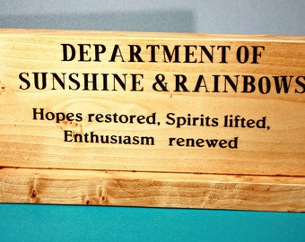 Sign Wood Inspirational Office, School, Doctor, Receptionist