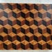 3D Cubes End Grain Cutting Board Double Sided - Etsy