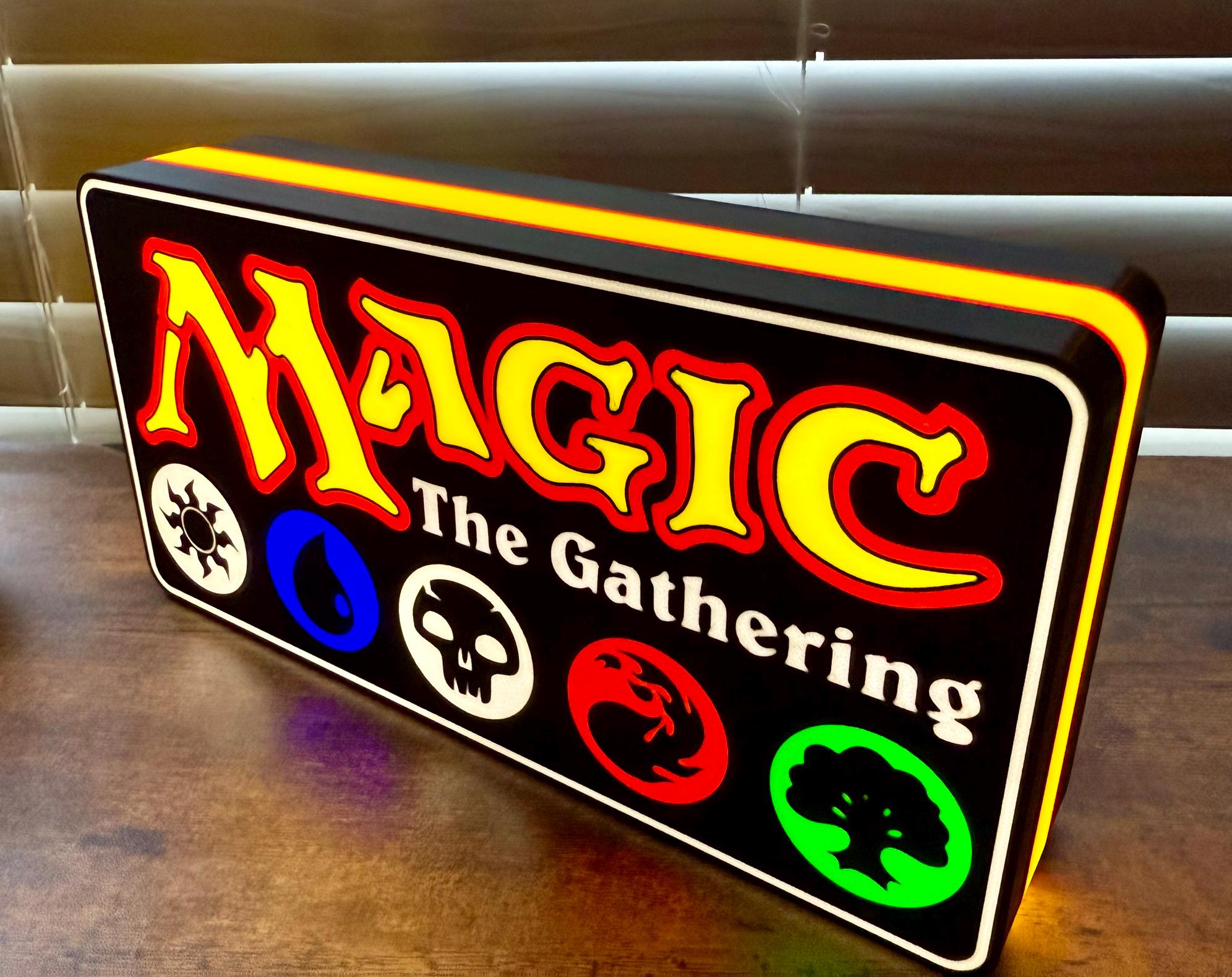 Magic the Gathering Sign - Etsy, image size:1992x1580