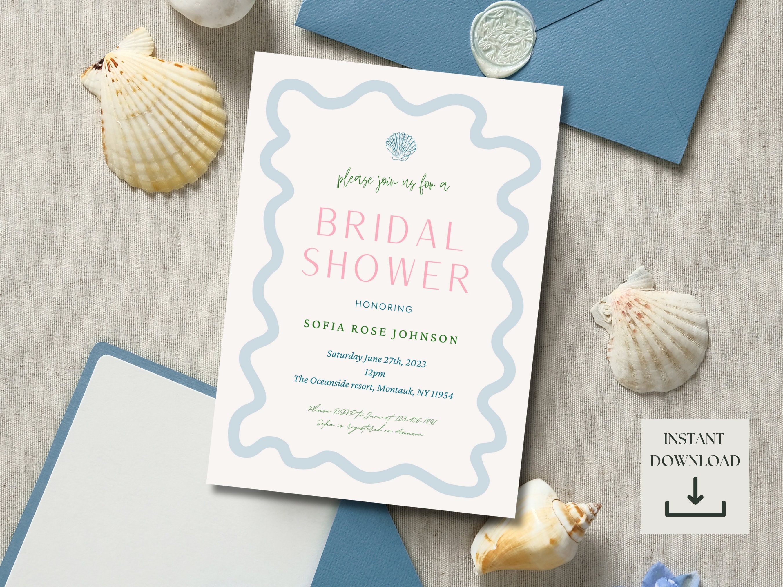Border Invitation - Etsy Israel