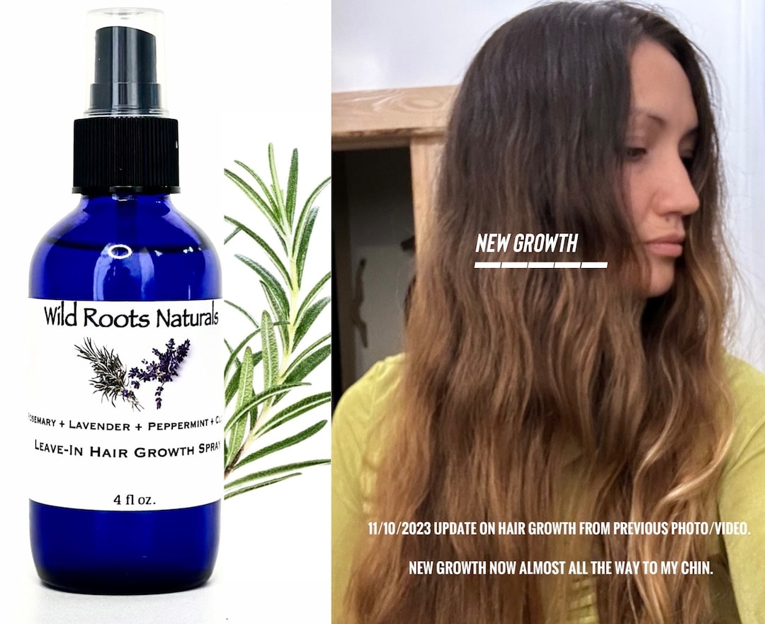 Hair Growth Spray, Rosemary Hair Spray, Clove Hair Spray, Peppermint