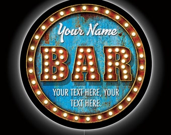 Bar LED 23in. Custom LED Sign