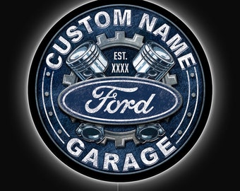 Ford LED 23" LED Custom Sign