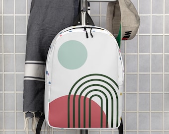 Mochila minimalista para portátil: poliéster resistente al agua.