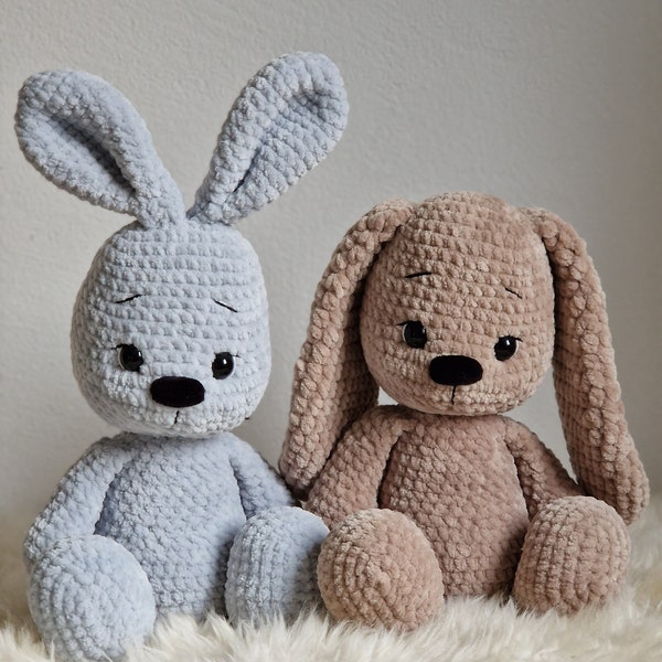 Instructions PDF en allemand pour le lapin Amigurumi "Milo" de NisliHaekeltiere